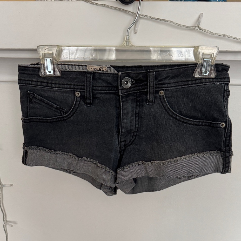 Volcom Charcoal Jean Booty Shorts